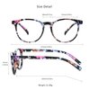 LifeArt Bifocal Reading Glasses with Round Lenses, Blue Light Blocking Glasses for Women, Anti Glare, Reduce Eyestrain (Pinkfloral, 0.00/+1.50 Magnification)