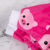CuteBone Pink Pig Dog Pajamas Cute Cat Clothes Small Pet Pjs Onesie P46S