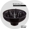 Sam Villa Professional Deep Bowl Hair Diffuser Attachment For Hair Dryer