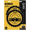 DEWALT Circular Saw Blade, 6 1/2 Inch, 18 & 24 Tooth, Wood Cutting (DWA1612CMB)