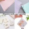 Antner 100Pcs Loose Leaf Binder Rings, 1" Diameter, Nickel Plated Metal Office Book Rings Keychain Key Rings Notebook Rings for School Office