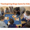 MISS FANTASY Thanksgiving Games Thanksgiving Bingo Game for Kids 24 Players Bingo Cards Thanksgiving Games for Family Thanksgiving Bingo for Toddlers Thanksgiving Activities for Kids Classroom Party