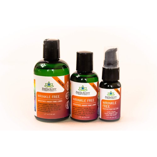 Wrinkle Free Facial Oil by Zeeta 1oz Vegan/Organic