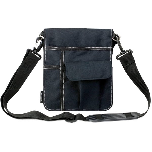 e-Holster Server Apron (Small) with 3 Pockets | Black Waist Apron with Removable Adjustable Shoulder Strap and Waist Strap for Men, Woman, Waiter, Waitress, and Chef