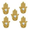 3D Egypt Nail Charms for Acrylic Nails,80PCS Gold Alloy Nail Rhinestones Decoration, Egyptian Nail Gems Diamonds Accessories for Nail Art Supplies Manicure Craft DIY BBATT-HAPPY