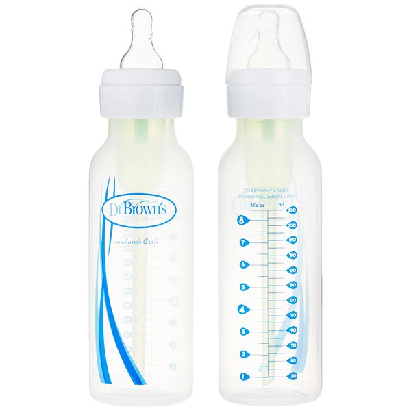 Dr. Brown's 8 Oz Options Narrow Bottles, 2-Pack