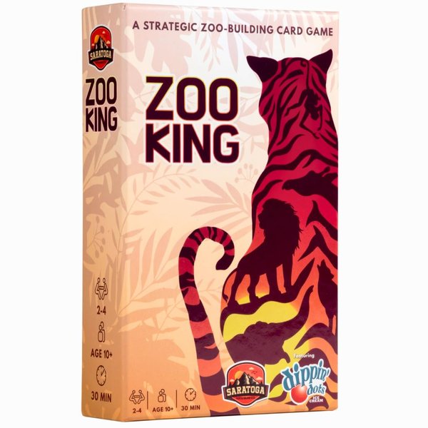 Zoo King — A Strategic Zoo-Building Card Game | Perfect Family Game; immersive for Kids & Adults | Draft from Diverse Animal & Zoo-Themed Cards to Build The Best Zoo | 2-4 Players