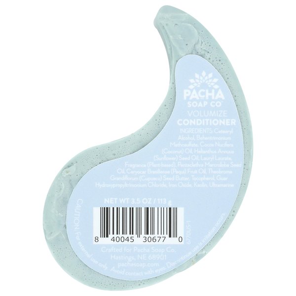 PACHA SOAP Volumize Conditioner Soap Bar, 3 OZ