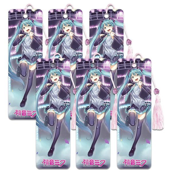 Secret Origins Hatsune Miku Party Supplies Set for Kids - Hatsune Miku Merchandise Bundle with 6 Hatsune Miku Bookmarks | Hatsune Miku Party Favors Pack
