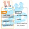 DR. JK- ToePal Gel Toe Separator, 2 Pairs, Toe Spacers, Toe Straightener, Hammer Toe Straightener, Toe Spreader, Toe Stretcher, Toe Corrector for Women and Men, Bunion Corrector