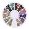 Pandahall 3 Boxes Glass Rhinestone Gems 2mm 3mm Nail Art Mixed Color Pointed Back Diamond Rhinestone Beads