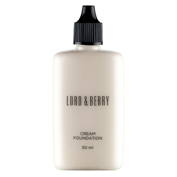 Lord & Berry CREAM FOUNDATION Makeup Long Lasting Full Coverage Lightweight Liquid Foundation Contains Antioxidants, Moisturizers, UVA-UVB Filters & Anti-Pollution Extracts, White Milk ,1.69 Fl oz