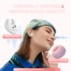 AirPods Pro 2nd Generation/1st Generation Earbuds (8 Earbud mounting Slots with Noise-canceling Holes and Built-in dust mesh), USB-C Charging Cradle, and Cleaning kit. 4 Pairs (XS/S/M/L), Pink