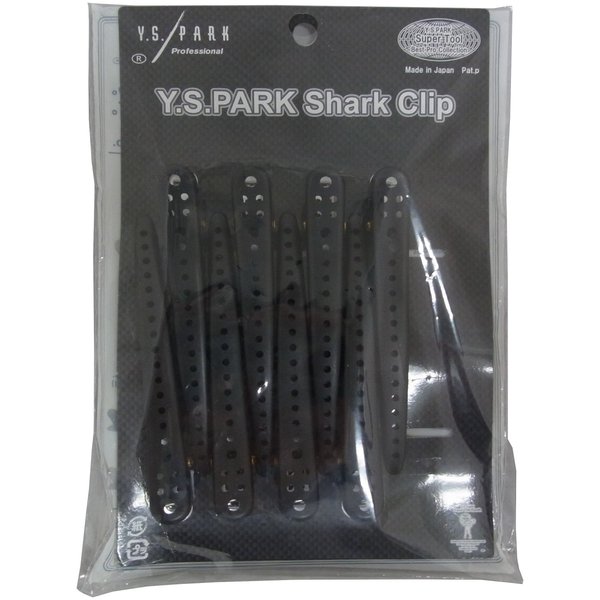 Y.S.Park Shark hair clip 8 pieces (Black Metal)