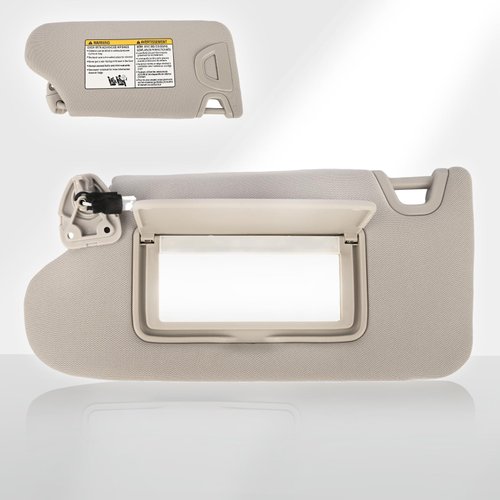 Magimaker Driver Side Sun Visor Fit for Nissan Maxima 2016 2017 2018 2019 2020 2021 2022 Replace 96401-9DE0A Front Left | Sun Protection Shade | Makeup Mirror | Vanity Light | Gray