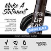 Luxurious Black Lip Gloss - Vibrant Color with Full Coverage and Shiny Finish, Moisturizing Formula Nourishes Lips - 2 Pack - by Splashes & Spills