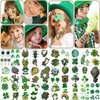 SOOVSY 70 Sheets St. Patrick's Day Temporary Tattoos for Aldult, Clover Fake Tattoos Face Body Tattoos Stickers for St. Patrick's Day Party favors Supplies Apparel Accessories for Men Women Kids