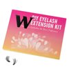 Lash Extension Kit 300Pcs DIY Individual Eyelashes Eyelash Cluster Kit Lash Remover Lash Bond And Seal For Eyelashes Extensions Lash Applicator Tool For False Lashes Clusters Kit(7090D,D-Mix10-18mm)