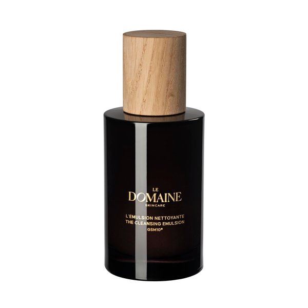 Le Domaine Facial Cleansing Emulsion | Gentle Foaming Face Cleanser | Hydrating Grape Extract & Patented GSM10 for Sensitive Skin | Natural Anti-Aging Skincare| 250ml