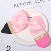 Back To School Hair Ties Tender Powder Hair Bow Bands Pencil Shaped Design No Damage Hair Bows Tie Hair Band Teacher Or Students Hair Accessories for Girls 1PCS