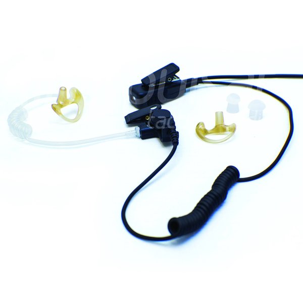 Single-Wire Surveillance Mic Kit for Motorola Radios CP200 CP200XLS CP200D CP185 EP450 S47 Professional Series