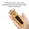 Beard Trimmer for Men, Professional Electric Hair Cutting Machine Hair Trimmer, Fine-Cut Hair Trimmer, Electric Cordless Hair Clippers with Beard Shaping Tools(Gold)