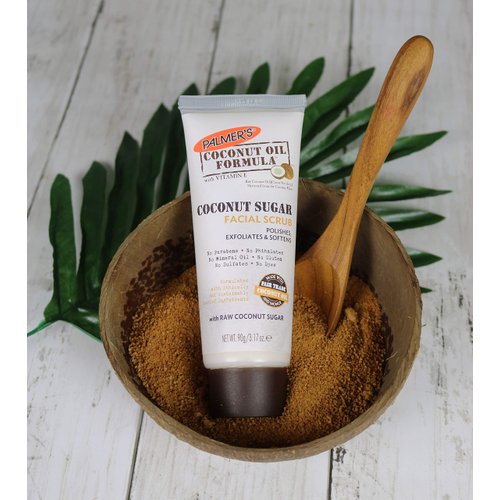 Palmer's Coconut Oil Formula Coconut Sugar Facial Scrub, 3.17 Ounce (Pack of 3)