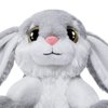 Nleio 2 Peices Bunny Stuffed Animals, 8.5 Inches Plush Bunny with Floppy Ears, Super Soft Rabbit Plush Toy, Cute Stuffed AnimalGift for Age 1 to 14 Years Old Baby Girls Boys Companion (Pink + Gray)