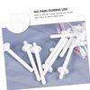PACKOVE 60Pcs Nose Wax Spatulas Disposable Plastic Wand for Cleaning Safe Nasal Hair Removal Tool Lightweight and User Friendly Hair Waxing Applicator for Family Use