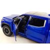 2023 Tundra TRD 4x4 Pickup Truck Blue Metallic with Sunroof and Wheel Rack 1/24 Diecast Model Car H08555R-BL
