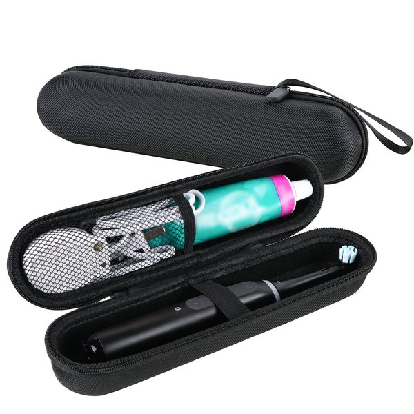 Adorila Electric Toothbrush Case Travel, Portable Toothbrush Carrying Bag Compatible with Philips 4100 5100 6100 6500 7500 9300, Compatible with Oral-B Pro 1000, 1500, 2000, 3000, 3500