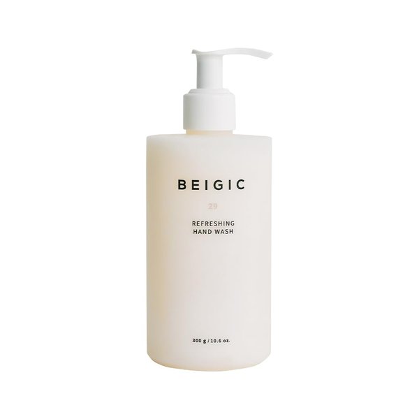 BEIGIC Refreshing Hand Wash | Vegan Hand Soap Foam w/Baobab Seed Extract, Soapbark Extract & Lavender Oil | Hypoallergenic Hand Soap Liquid | Gentle Hand Soap for Sensitive Skin (10.6 oz)