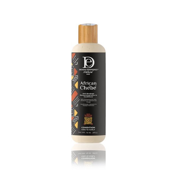Design Essentials African Chebe Growth Collection Anti-Breakage Moisturizing Leave-In Conditioner 12oz Condition Coily & Curly