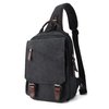 sling bag,canvas messenger bag for men,crossbody bag for women,Black