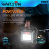WARSUN LED Work Light Rechargeable Folding Flood Light 2200 Lumen Super Bright Portable Trouble Lights 8000mAh 360 Rotatable Stand Adjustable Mechanic Grey LED Worklight for Car Repair