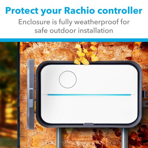 Rachio Smart Sprinkler Controller Weatherproof Outdoor Enclosure, Compatible with Rachio 3 Smart Controllers, also 2nd and 3rd Generation Compatible