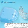 Assorted Retainer Case Box of 12 Individually Sealed, Dental Storage Container for Aligners, Mouth Guards - Yellow, White, Pink, Green, Purple, Blue