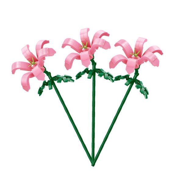 Crabegg Roses Building Sets for Kids 7 8 9 10 11 12 Years Old 3D Puzzles Toy Building Block Flower Gift for Birthday Christmas