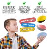 Bedwina 5" Mini Foam Football - (Pack of 3) Small Toy Footballs for Indoor and Outdoor Play, Spiral Foam Sports Birthday Football Party Favors for Kids