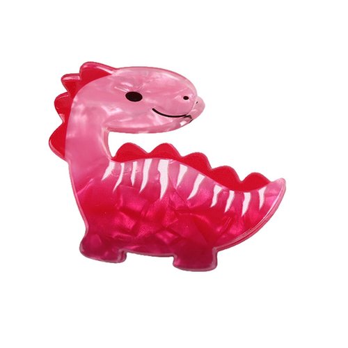 Dinosaur Hair Clips - Perfect for any hair type and style - Medium size and fun dinosaur design for everyday use and gift giving (Diplodocus Hair Clips)