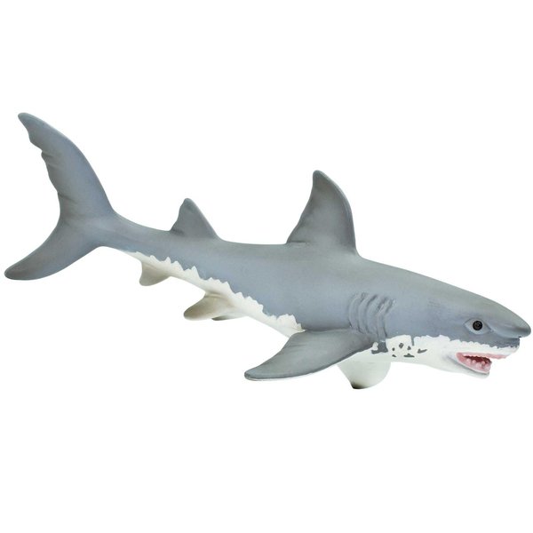 Safari Ltd. Great White Shark Figurine - Detailed 7" Plastic Model Figure - Fun Educational Play Toy for Boys, Girls & Kids Ages 3+