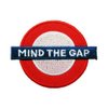 London Sign Logo "Mind the Gap" Iron on Patches