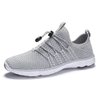 DLGJPA Men's Quick Drying Water Shoes for Beach or Water Sports Lightweight Slip On Walking Shoes LightGray 10