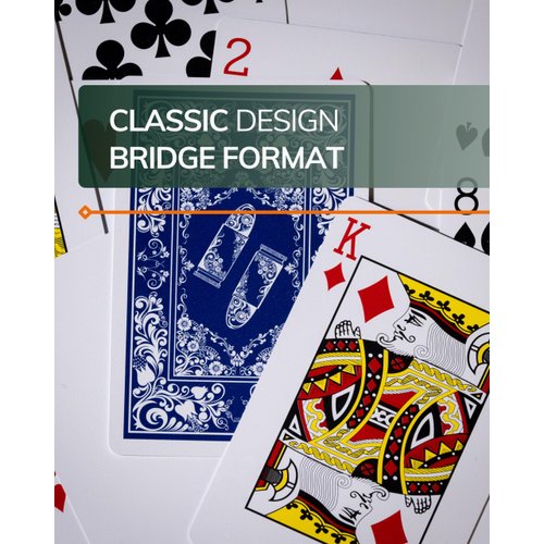 Bullets Playing Cards - Waterproof Plastic Playing Cards - Bridge Size Double Pack with Standard Index - Including Cut-Card - Durable Deck for Poker, Skat, and Rummy