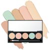 FALOCUTUS 5 In 1 Multi-Use Correcting Concealer Palette,Waterproof Long Lasting Contour Palette,Professional Creamy Concealer Kit for Women,Easy to Create Full Coverage and Natural Finish.#5