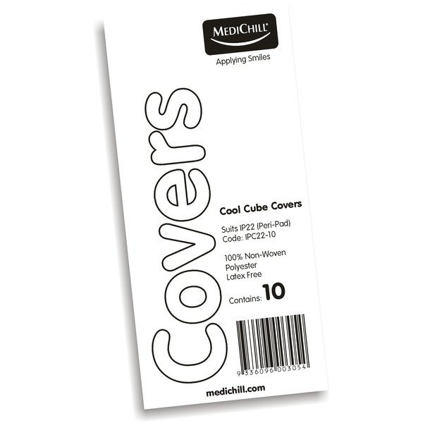 Medichill Perineal Cool Pad Cover (Pack of 10) - for use with Medichill Perineal Cool Pads, Postpartum Ice Packs