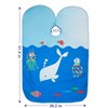 TILYIALA Kids Hair Cutting Cape,Kids Barber Cape Salon Capes for Hair Stylist Haircut Hairdresser Cape Barber Supplies (Blue Whale)