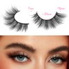 20 Pairs Lashes Wispy Faux Mink Lashes Fluffy 15mm Cat Eye False Eyelashes Natural Look 3D Volume C Curl Strip Lashes Pack by Kiromiro