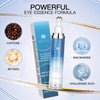 Eye Serum with 5% Caffeine & 5% Retinol for Dark Circles, Puffiness Puffy Bags & Wrinkles Fine Lines - Under Eye Cream Anti Aging Treatment with 360° Massage Roller Ball for Men & Women