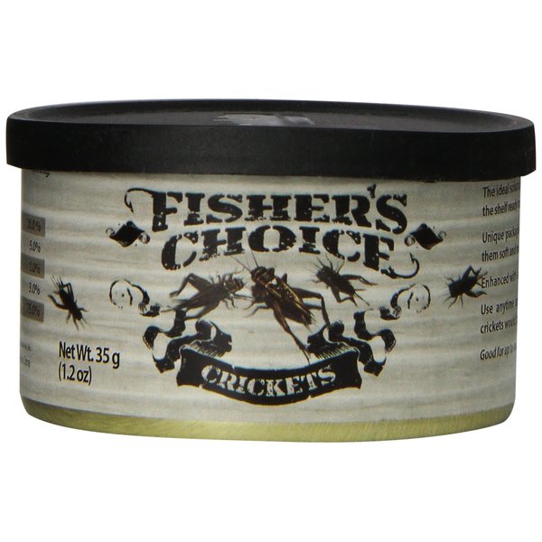 Timbuktu Outdoors Fishers Choice: Crickets 35g/ 1.2 oz, Brown